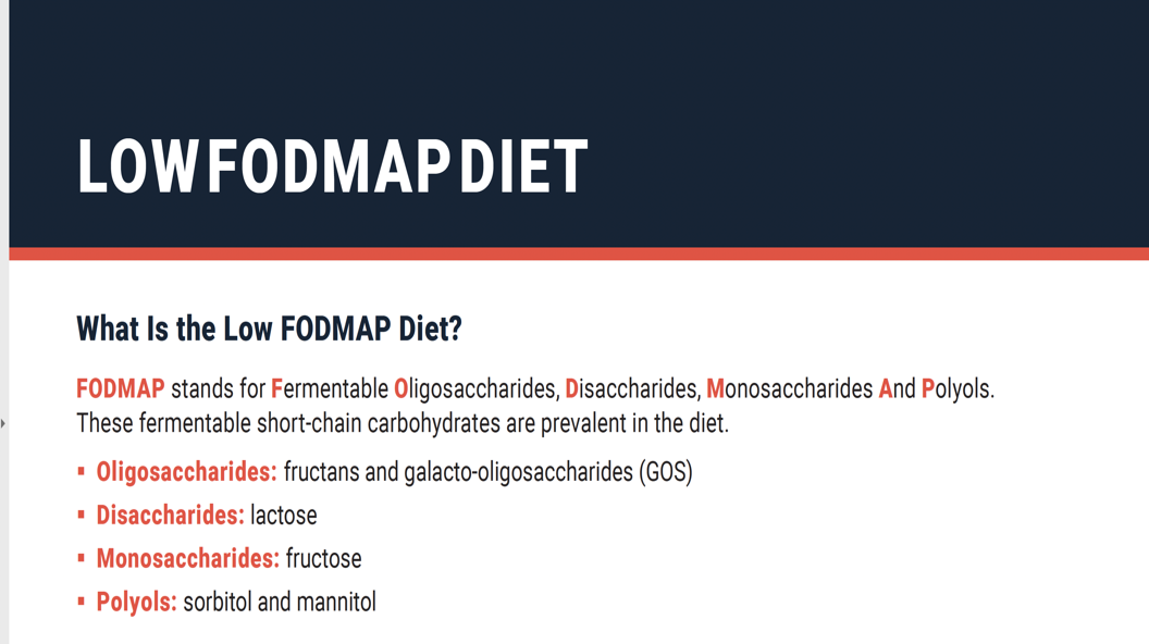 Low FODMAP Diet Infographic